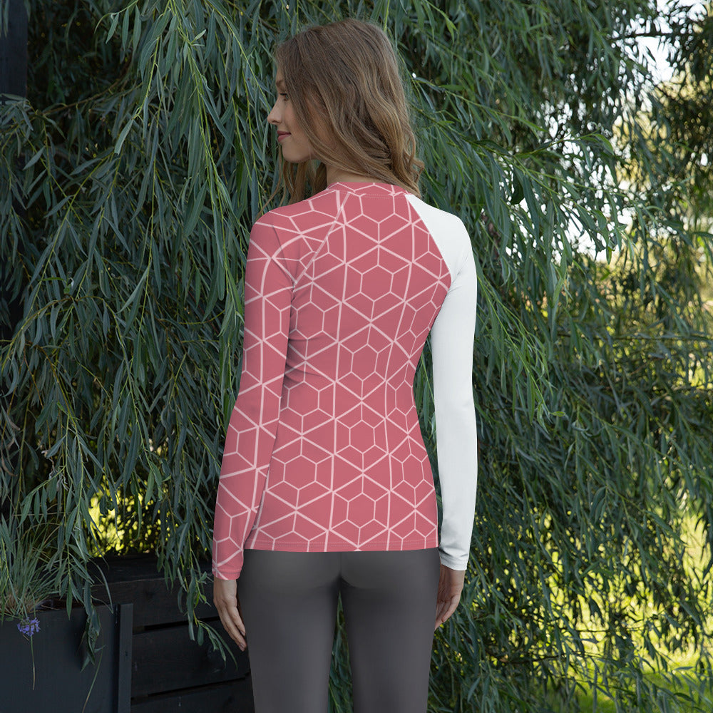 Geometric Rash Guard