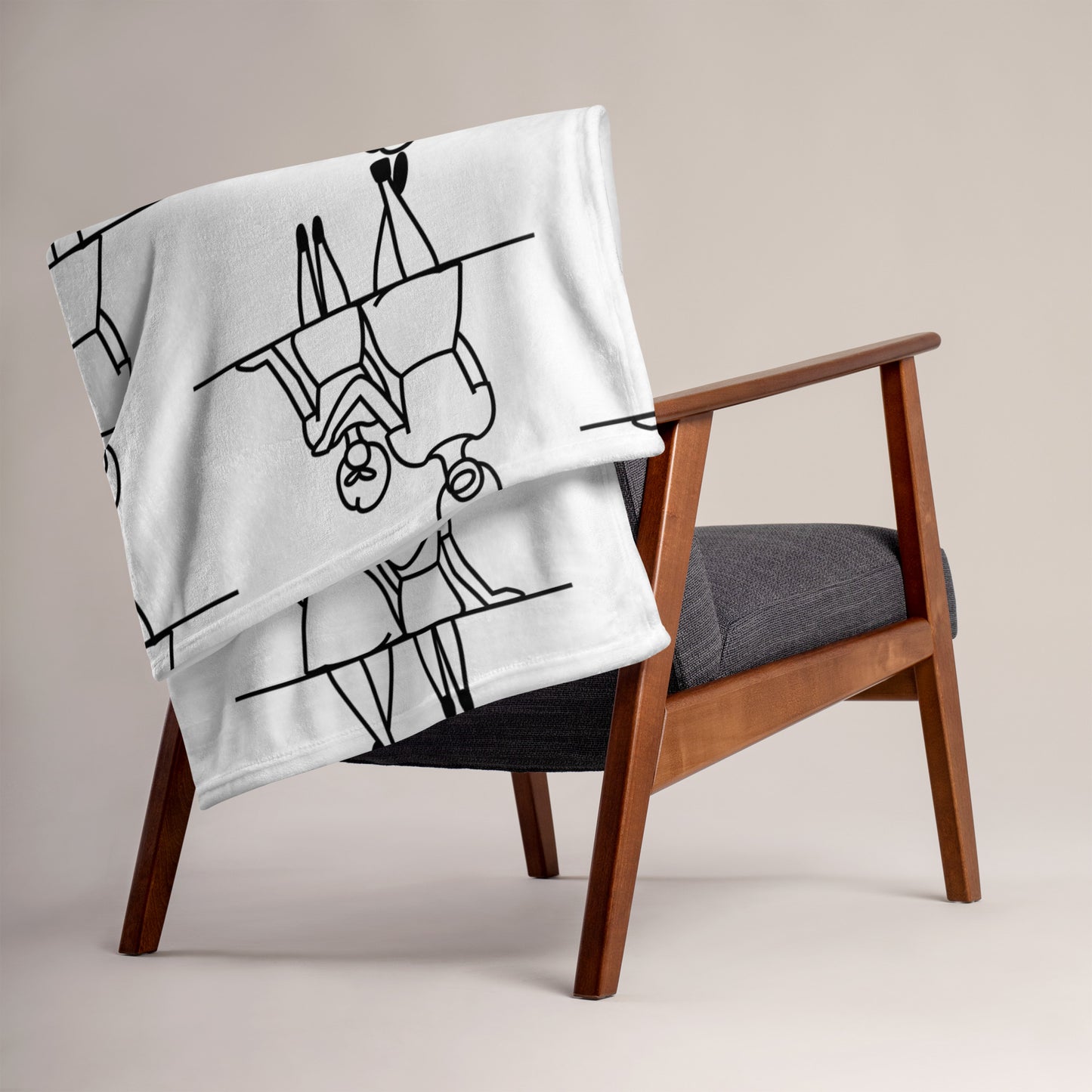 Mother Daughter Throw Blanket