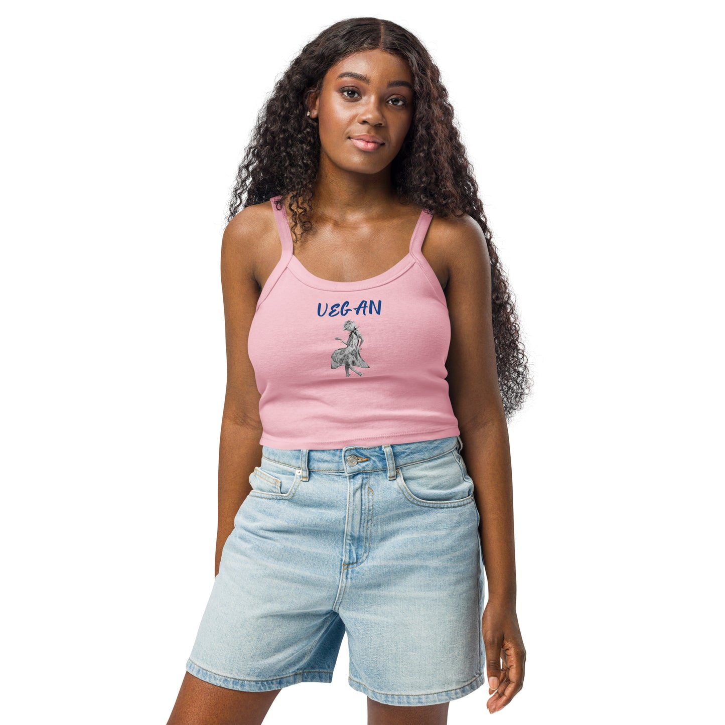 Women’s Vegan Micro-Rib Tank Top