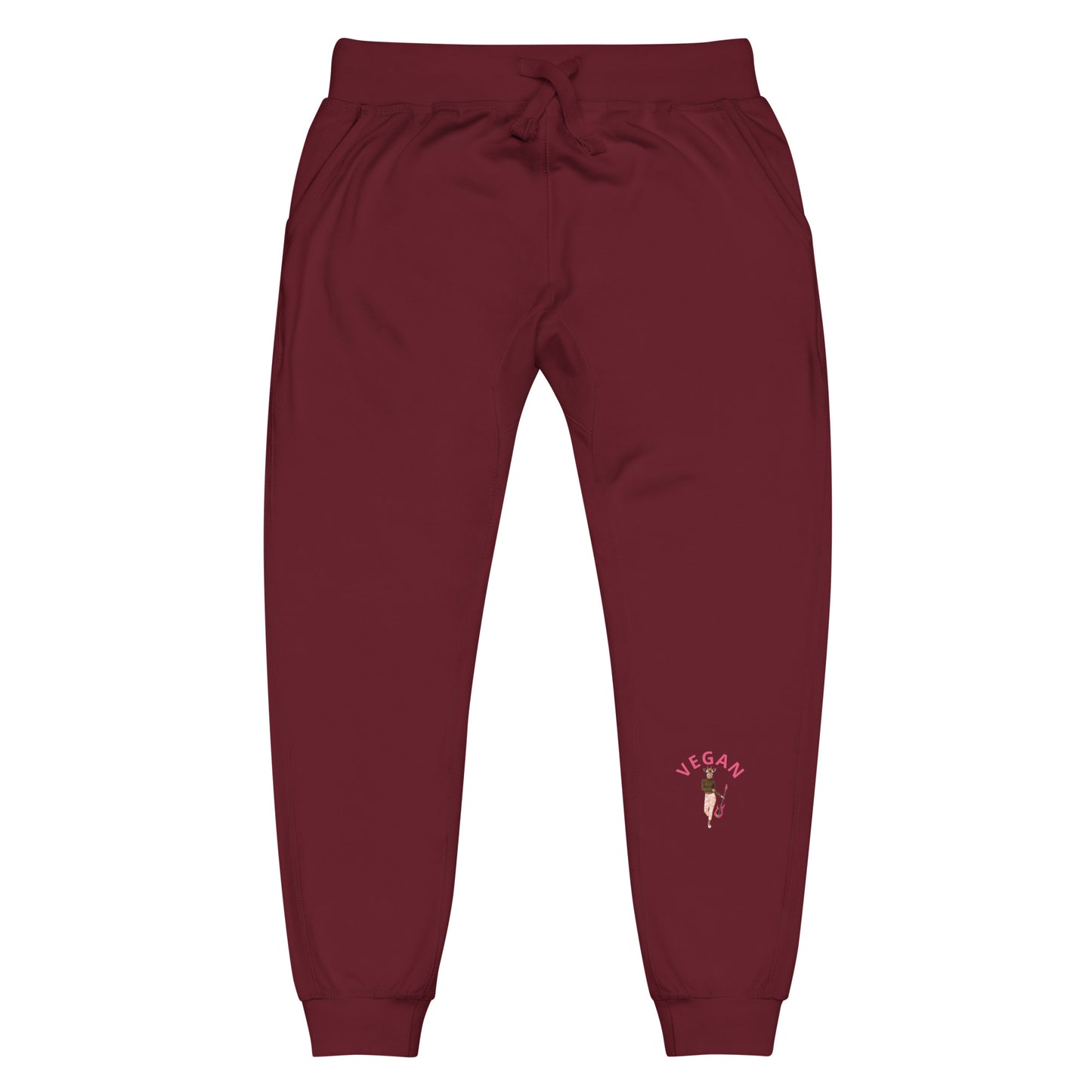 Vegan Guitar Unisex Fleece Sweatpants