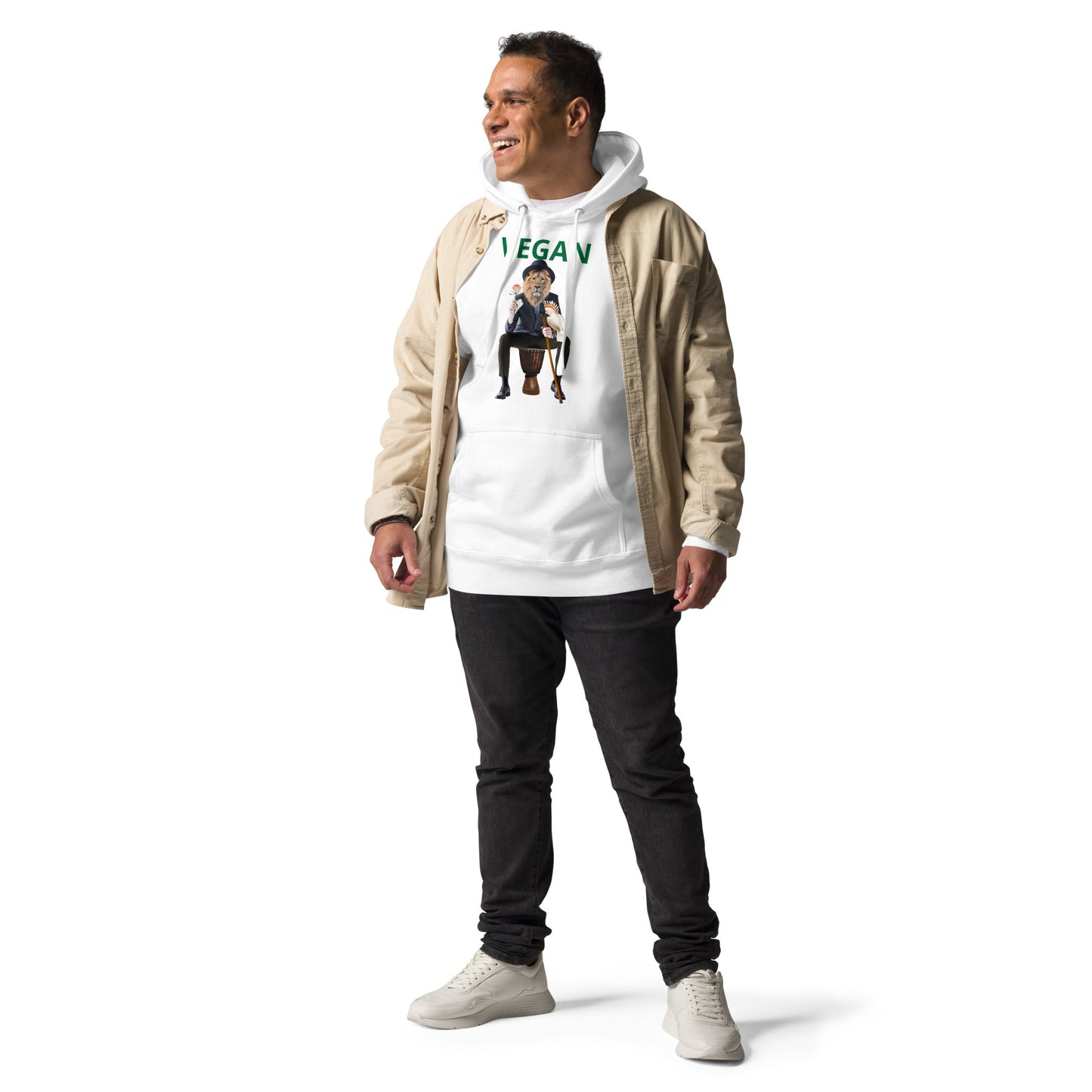 Vegan Lion Unisex Hoodie