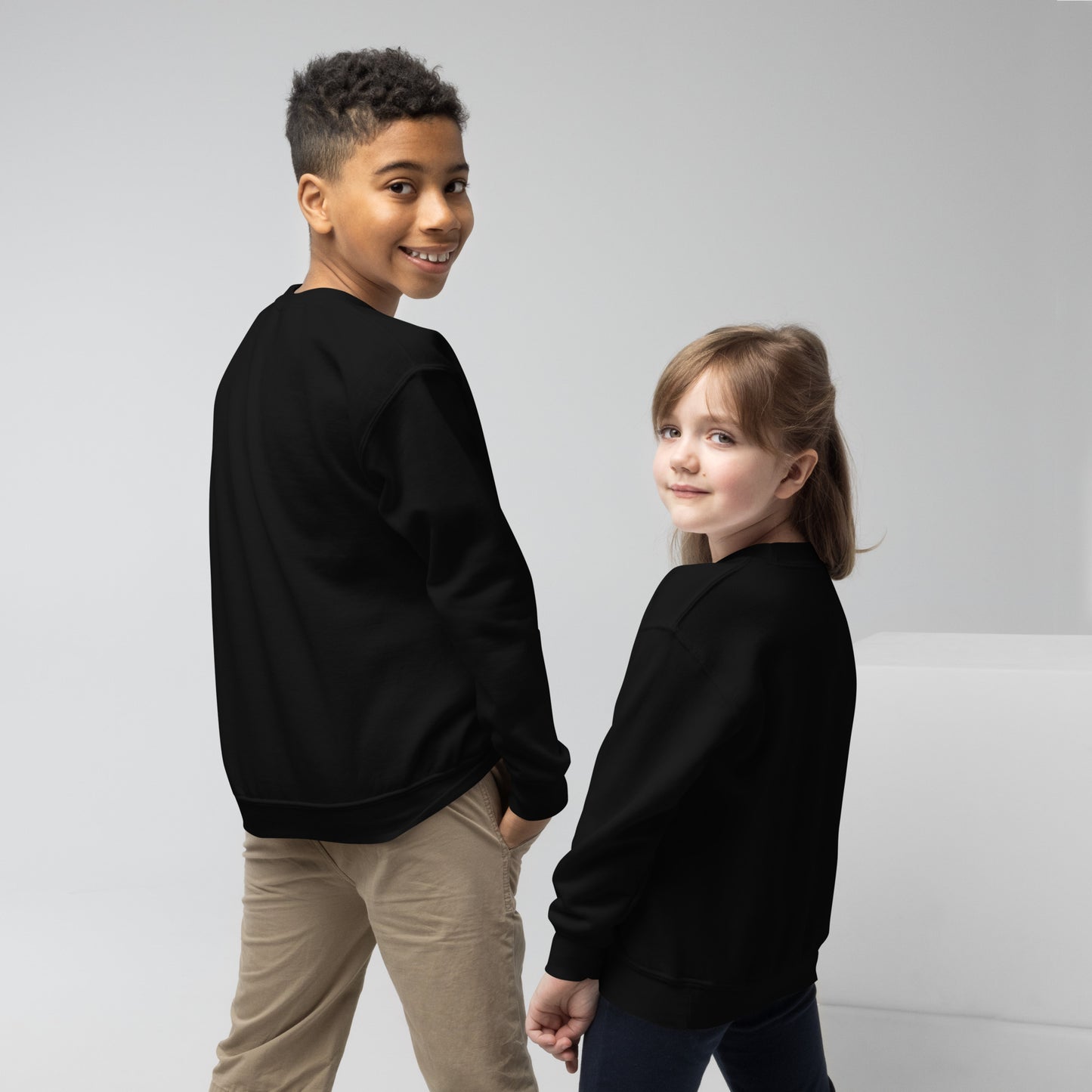 Freedom Bear Youth Crewneck Sweatshirt