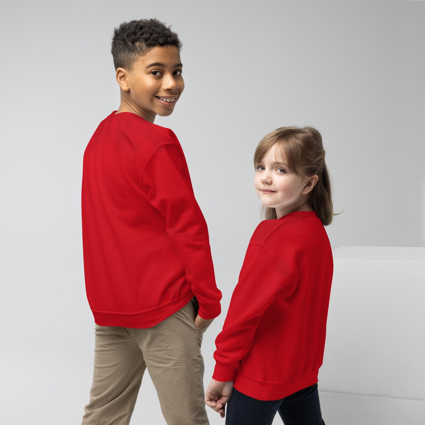 Freedom Bear Youth Crewneck Sweatshirt